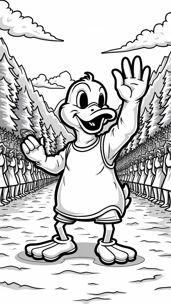 oregon ducks coloring pages